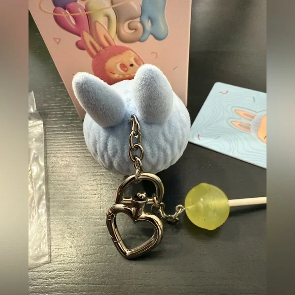 Lazy Yoga Series Labubu Figurine/KeyChain/Charm -Stretched Out - Picture 4 of 8